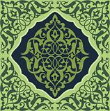 Arabesque Tile Green