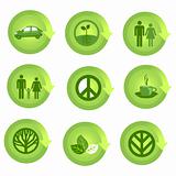 Green Eco Icons