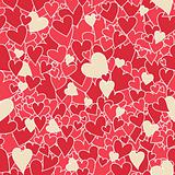 Seamless Valentine heart pattern