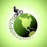 Woman Biking Around The World 1