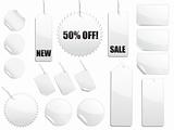 White Sale Tags