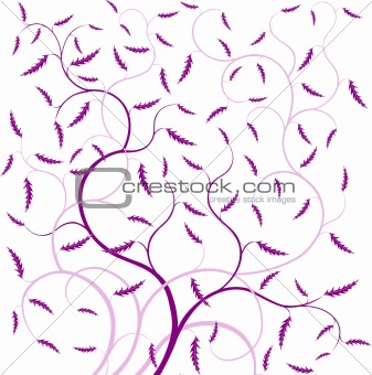 purple seamless vines pattern