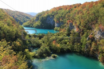 Lakes in Plitvice National Park