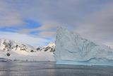 Iceberg and landscape