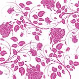 purple flower seamless pattern