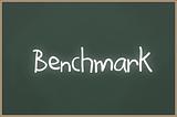 Chalkboard with text benchmark