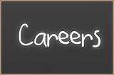 Chalkboard with text Careers