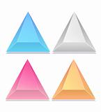 Triangular icons
button, triangular icons