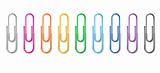 color paperclip