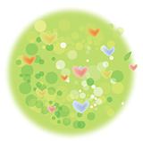 heart grass with green lawn