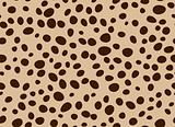 deep dots on the  brown background