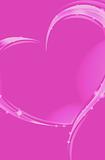 pink heart background