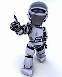 cute robot cyborg