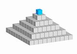 Cube pyramid