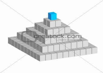 Cube pyramid