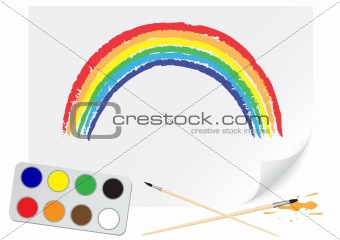 Drawing rainbow