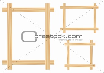 Light wooden framework
