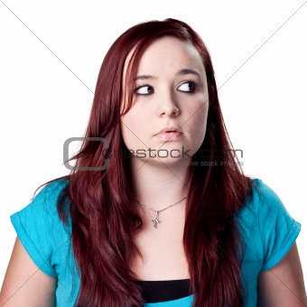 Portrait of a redhead