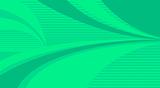 green stripe background and curves