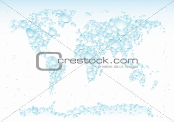Water drops map