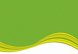 green stripe background and curve
