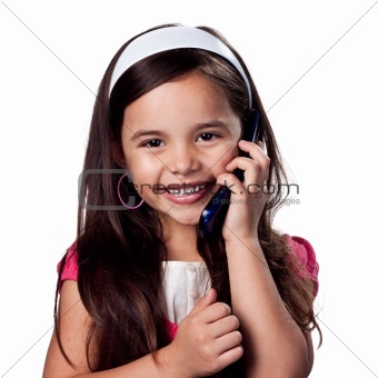 Girl chatting on the phone