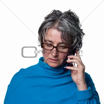 Lady talking on the phone