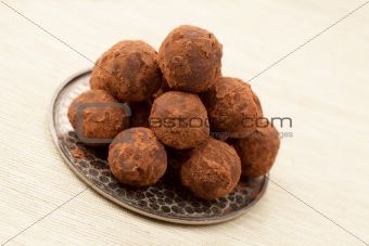 Homemade truffles.