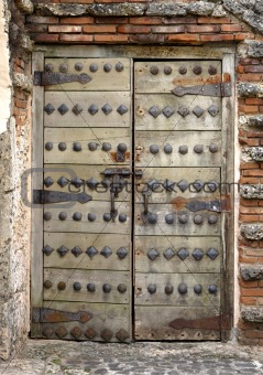 Old Medieval Style Door
