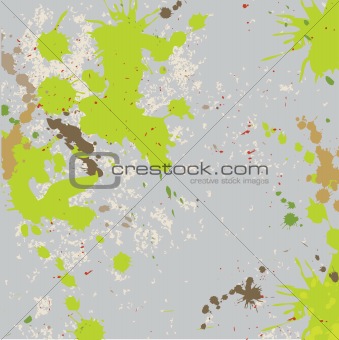 Colour abstract stains. Vector illustration
