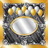 Gold & Silver Balloon Background