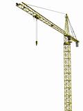Isolated Tower Crane