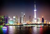 Night view of Shanghai, China
