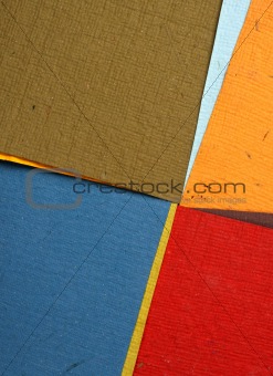Handmade color papers