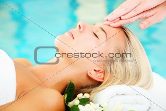 Young Woman in Spa