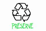 Preserve recycle sign
