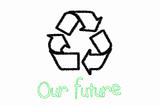 Our future recycle sign