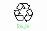 Reuse recycle sign