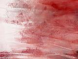Red background texture of rough brushed paint