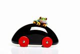 Car toy and crazy frog