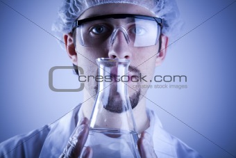 Scientist working in a laboratory