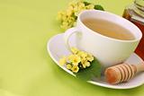 Herbal tea with honey