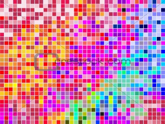 colorful square mosaik