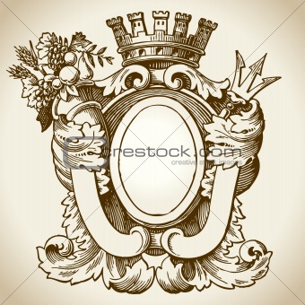 Ornate Heraldic Emblem 2