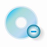 compact disc remove icon