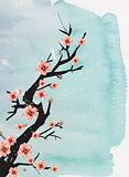 chinese painting of plum
