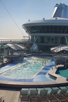 top deck of cruise ship