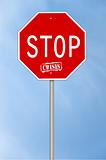 Stop crisis sign