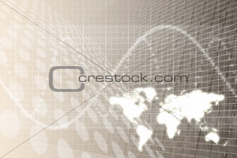 Global Business Abstract Background