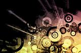 Music Inspired DJ Abstract Background